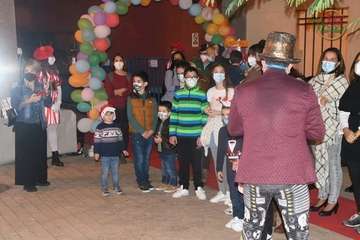 La alcaldesa de Telde alaba el ambiente mágico de la Casa de la Navidad/Francisco Javier Santana y TA.